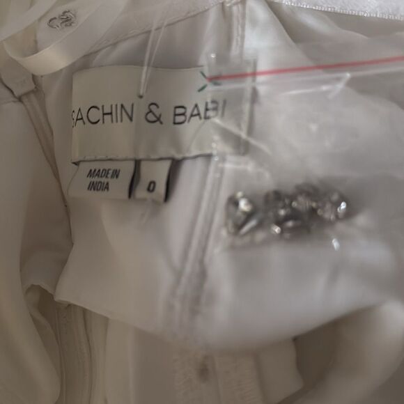 Anthropologie Sachin & Babi Brielle Strapless Embellished A-Line Gown/size 0 - Picture 15 of 15